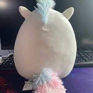 Squishmallows Sofia the Unicorn white tie dye 8"